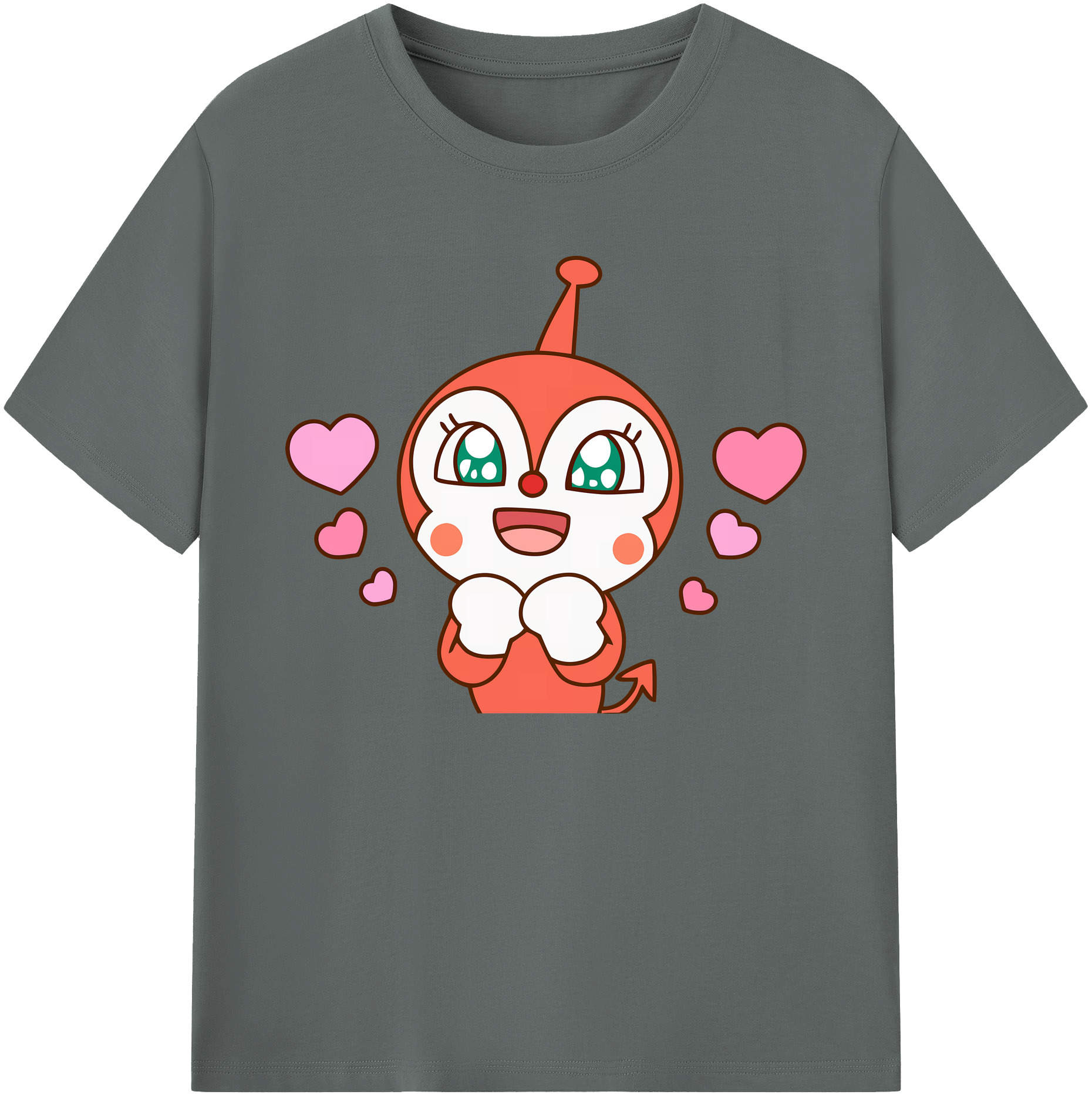 （画像用） アンパンマン Anpanman 綿100％ メンズ半袖Tシャツ｜肌触りやわらか＆通気性